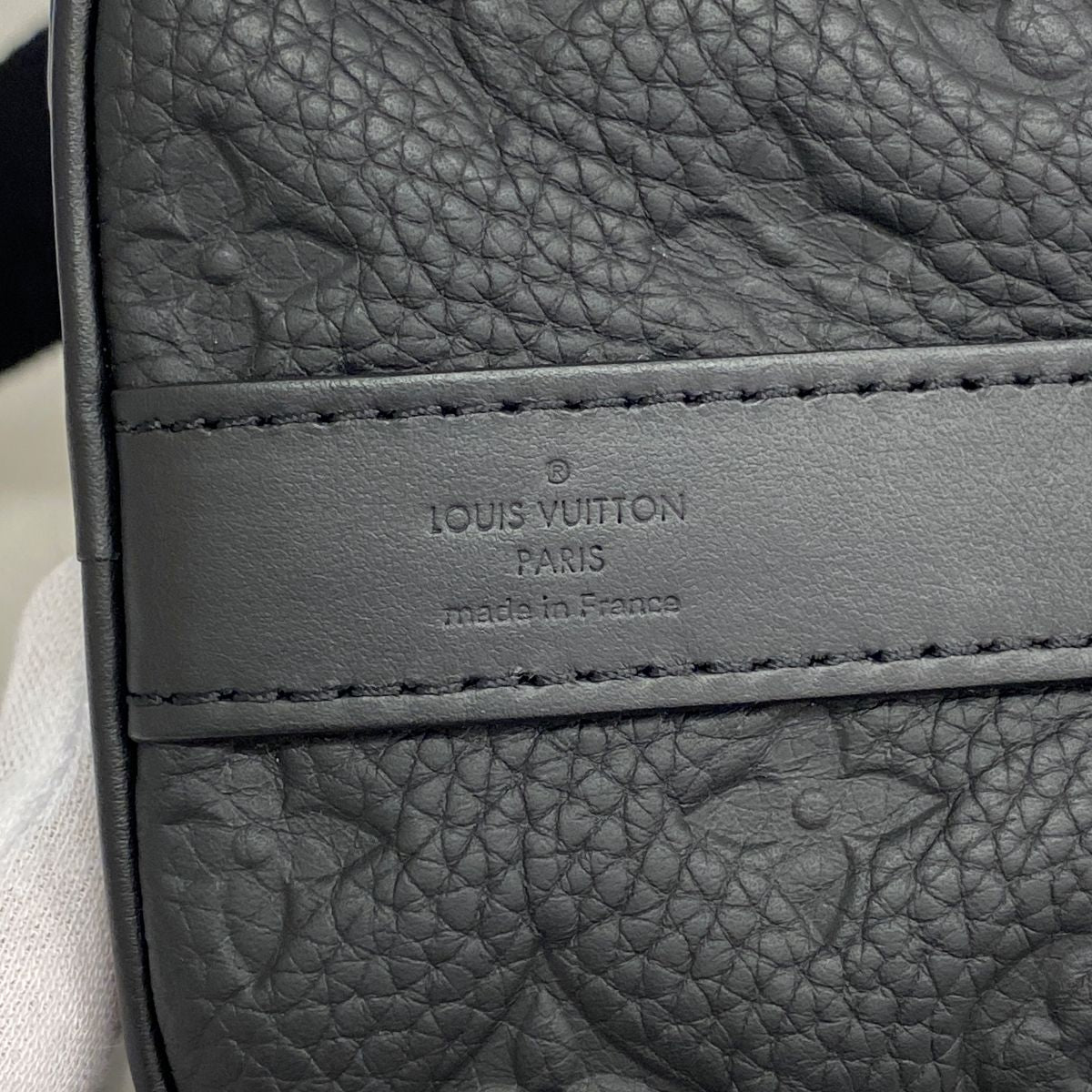 Louis Vuitton Handbag Taurillon Keepall Bandouliere 25 Noir 2-Way — view 5