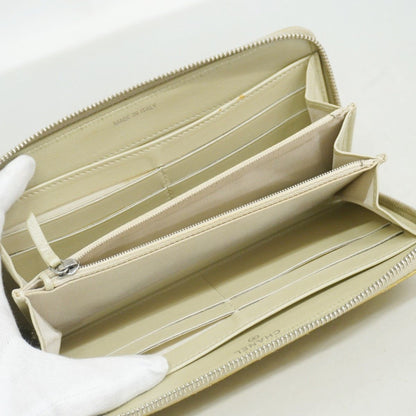 Chanel Wallet Quilted Patent Leather Gold Silver — view 3