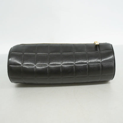 Chanel Pen Case Choco Bar Lambskin Black Gold — view 9