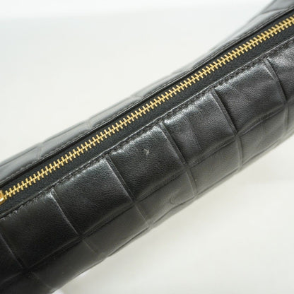 Chanel Pen Case Choco Bar Lambskin Black Gold — view 7