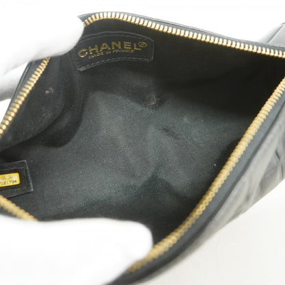 Chanel Pen Case Choco Bar Lambskin Black Gold — view 4