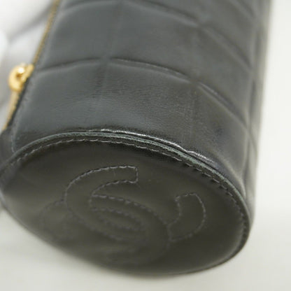 Chanel Pen Case Choco Bar Lambskin Black Gold — view 6