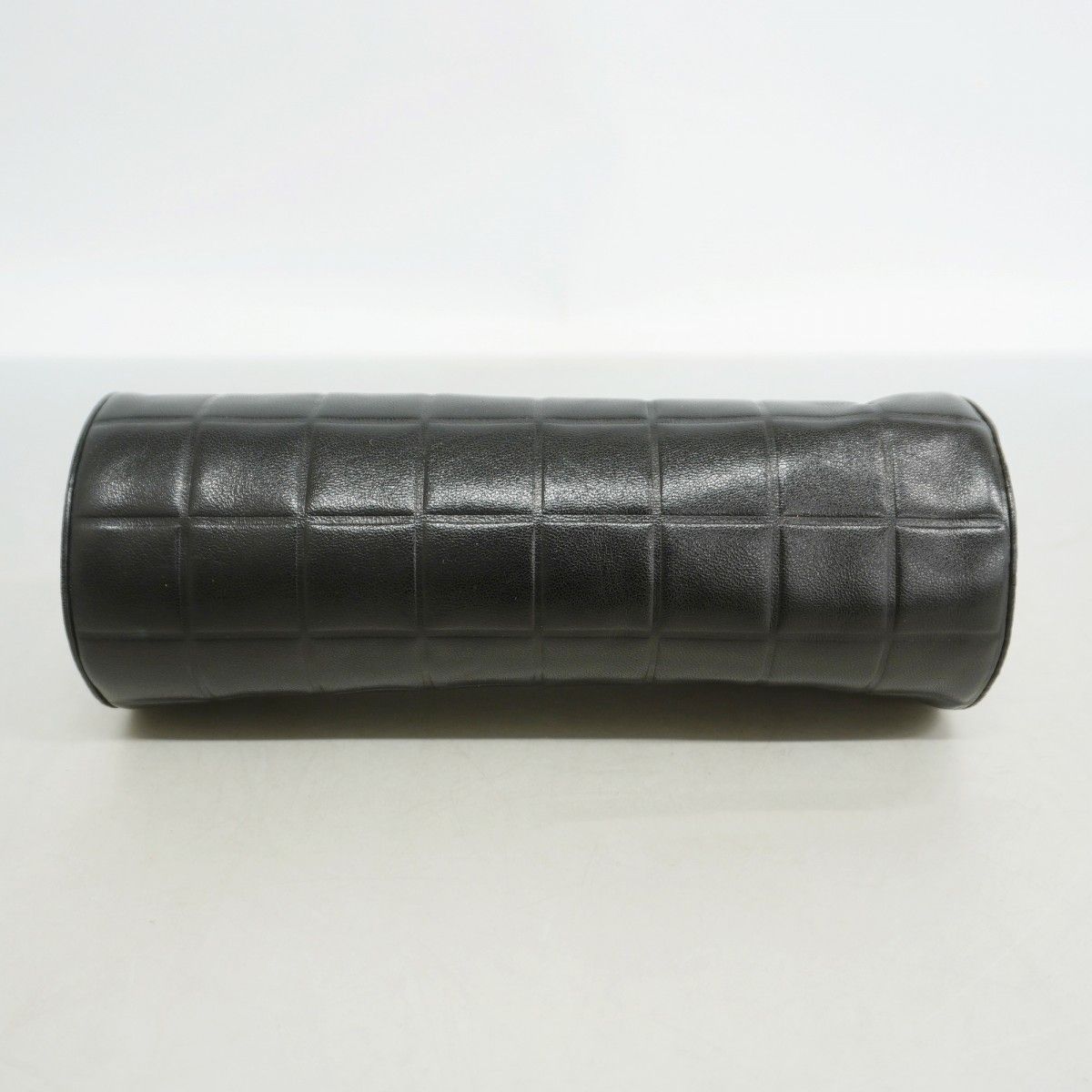 Chanel Pen Case Choco Bar Lambskin Black Gold — view 3