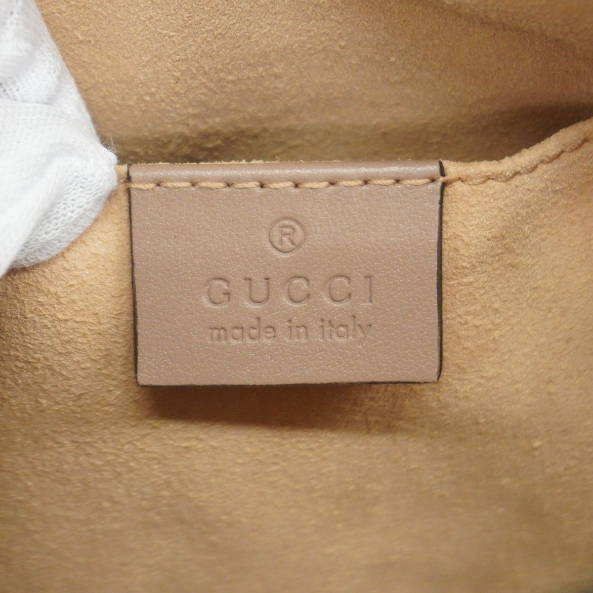 Gucci Shoulder Bag GG Marmont Leather Brown Gold — view 5