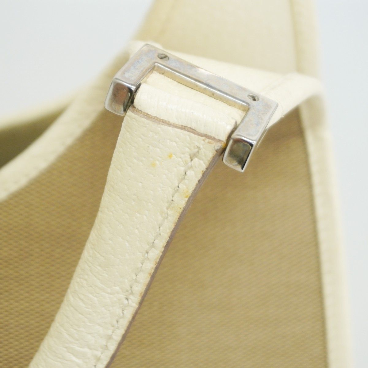 Gucci Handbag Jackie 002 Canvas Brown White Silver — view 8