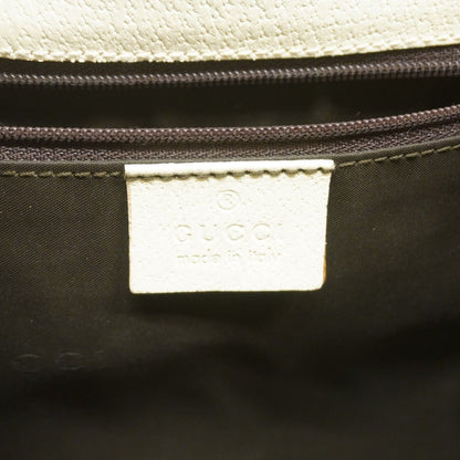 Gucci Handbag Jackie 002 Canvas Brown White Silver — view 5