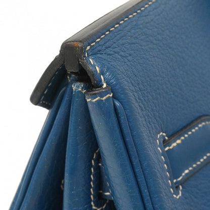 Hermes Handbag Birkin 35 Togo Col Vert Silver — view 9