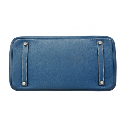 Hermes Handbag Birkin 35 Togo Col Vert Silver — view 3
