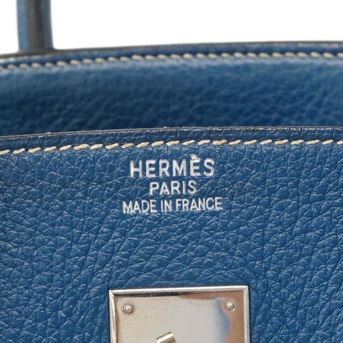 Hermes Handbag Birkin 35 Togo Col Vert Silver — view 5