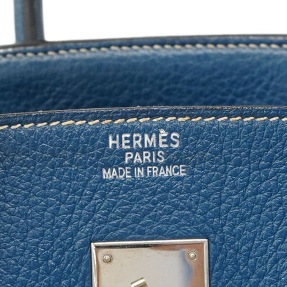 Hermes Handbag Birkin 35 Togo Col Vert Silver — view 5
