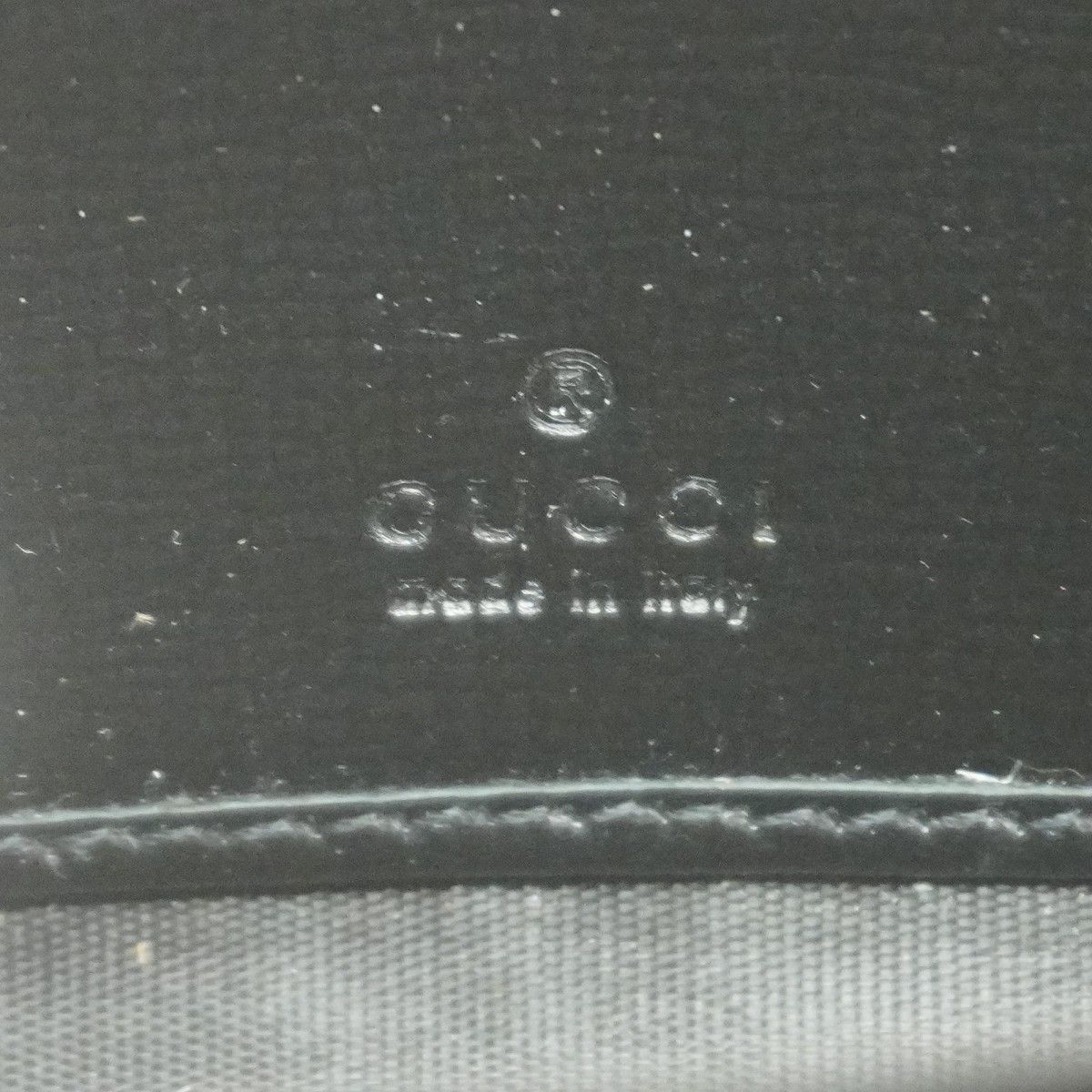 Gucci Wallet GG Supreme Interlocking Leather Black Silver — view 4