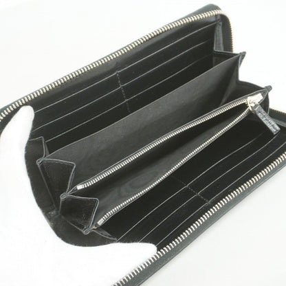 Gucci Wallet GG Supreme Interlocking Leather Black Silver — view 3