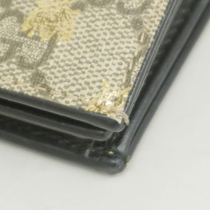 Gucci Wallet GG Supreme Beam Brown Gold — view 5