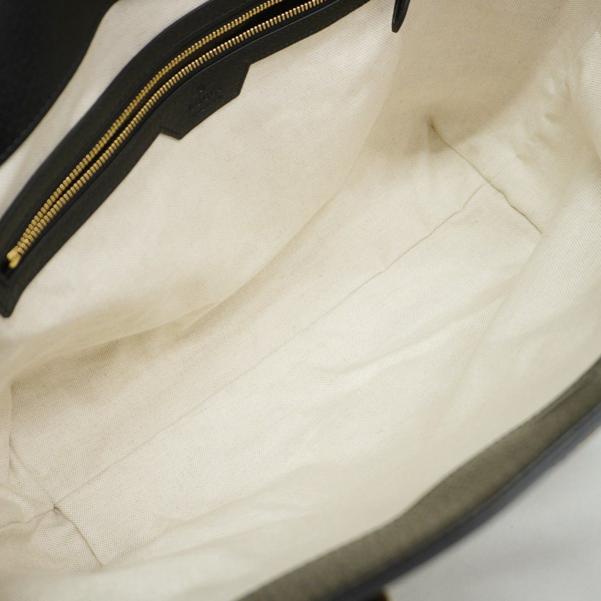 Gucci Tote Denim Black Gold — view 4