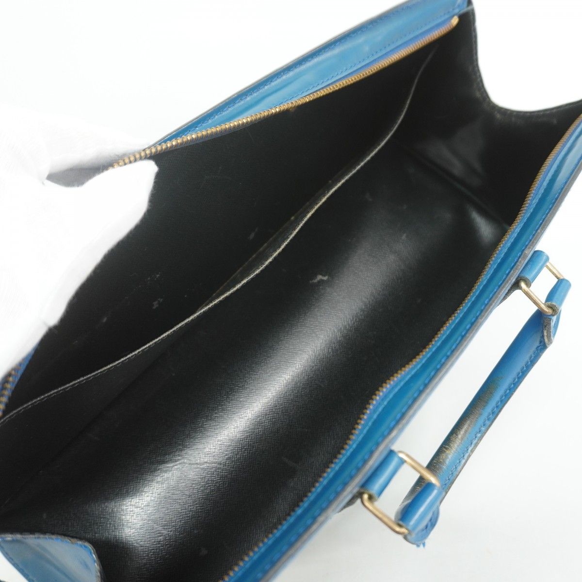 Louis Vuitton Handbag Epi Sac Triangle Toledo Blue — view 4