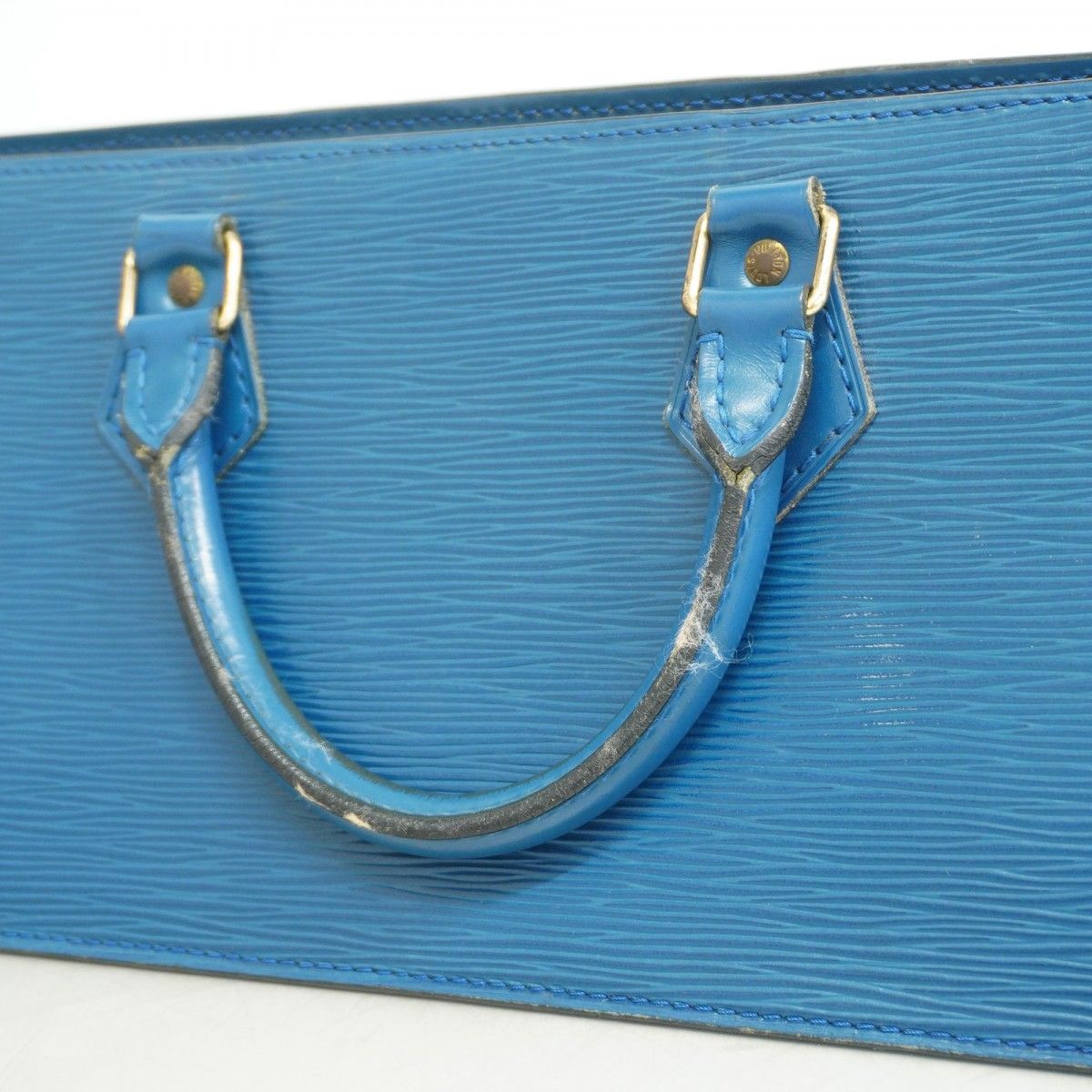 Louis Vuitton Handbag Epi Sac Triangle Toledo Blue — view 8