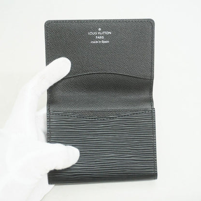 Louis Vuitton Business Card Holder Epi Envelop Noir — view 7