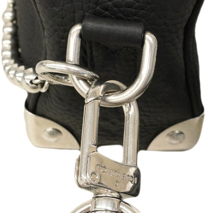 Louis Vuitton Shoulder Bag Taurillon Mini Soft Trunk Black — view 7