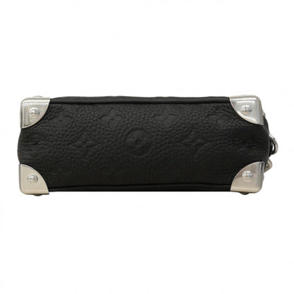 Louis Vuitton Shoulder Bag Taurillon Mini Soft Trunk Black — view 3