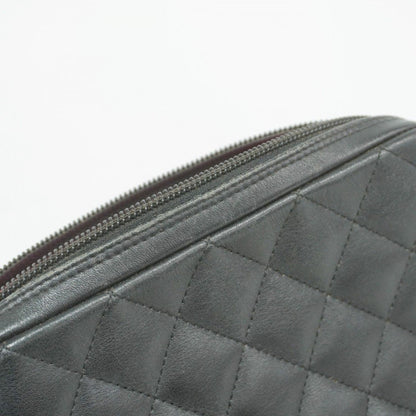 Chanel Shoulder Bag Cambon Lambskin Black Silver — view 9