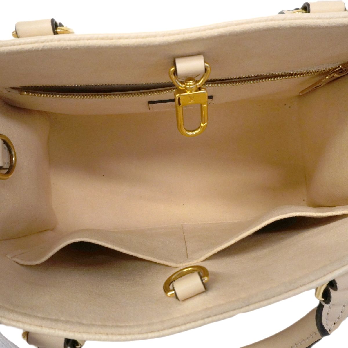 Louis Vuitton Handbag Monogram Empreinte On The Go PM Cream — view 4