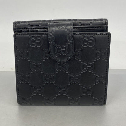 Gucci Wallet Guccissima Leather Black Gold — view 9