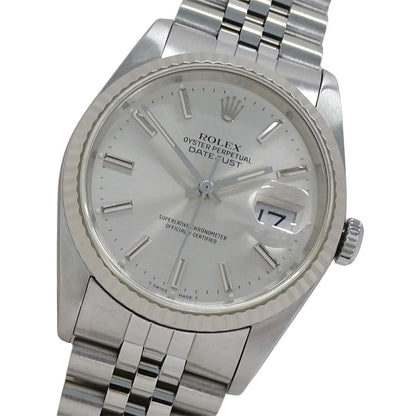 Rolex Datejust L Watch Automatic Winding at Stainless Steel White Gold WG