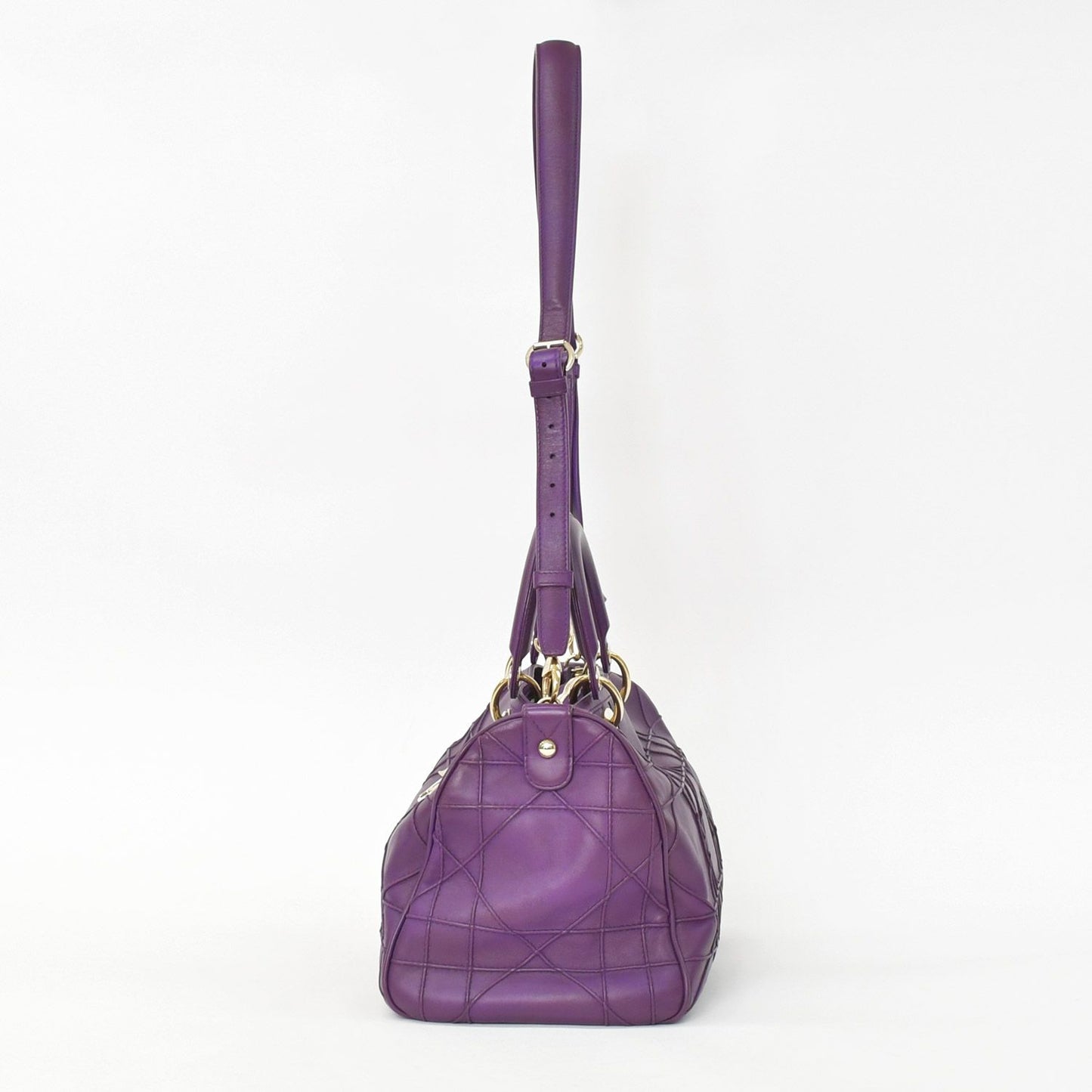 Dior Granville Medium 2-Way Bag Cannage — view 3