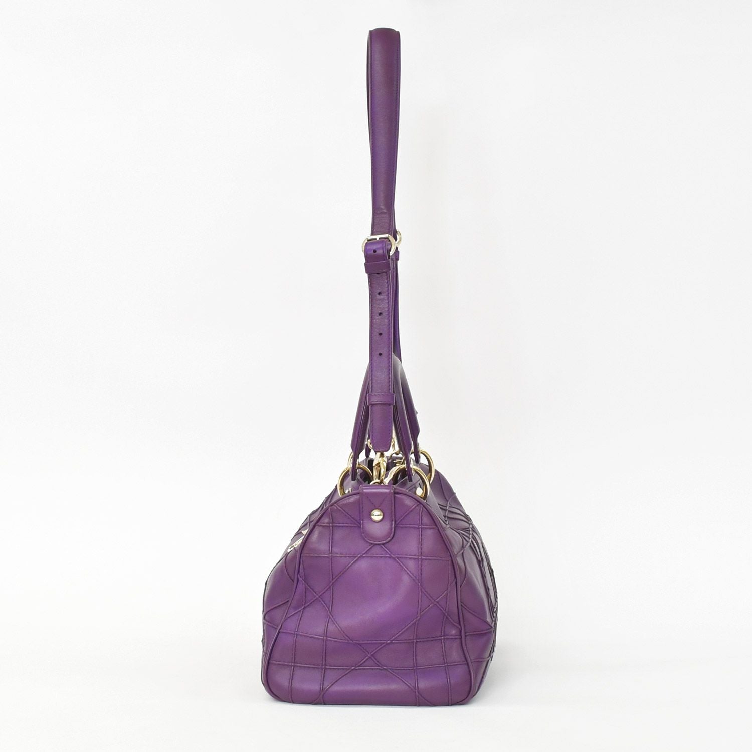 Dior Granville Medium 2-Way Bag Cannage — view 3