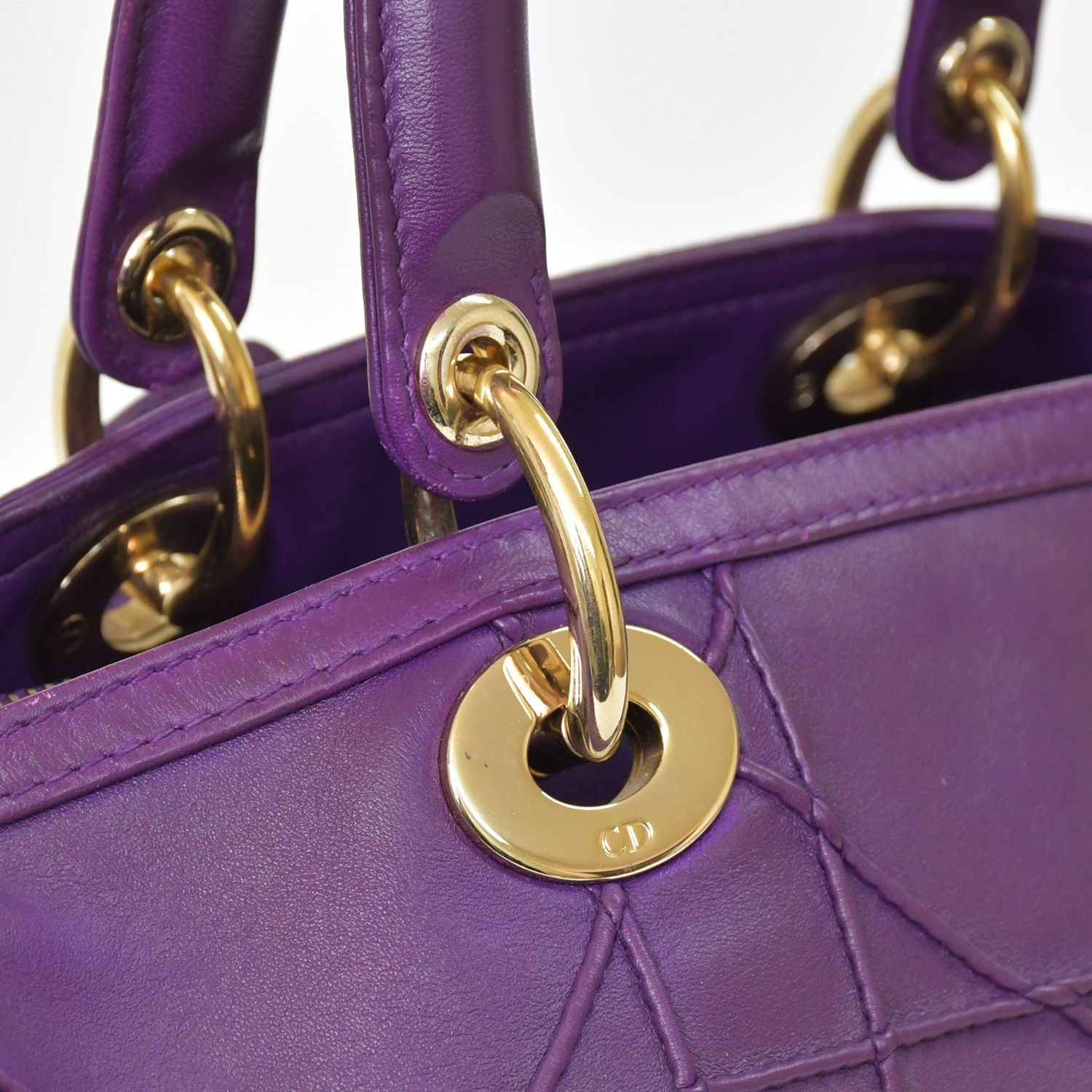 Dior Granville Medium 2-Way Bag Cannage — view 7
