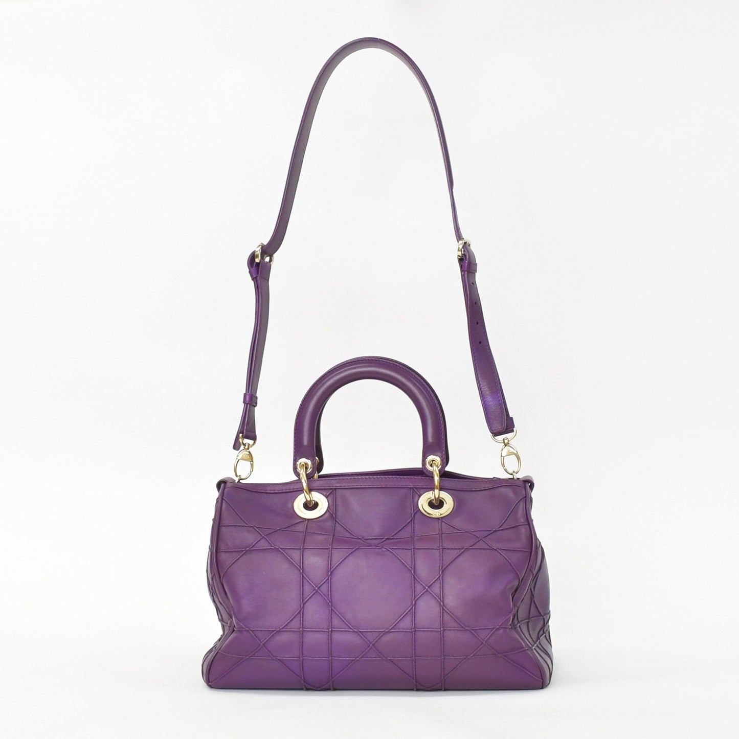 Dior Granville Medium 2-Way Bag Cannage — view 4