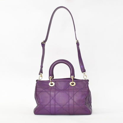 Dior Granville Medium 2-Way Bag Cannage — view 4