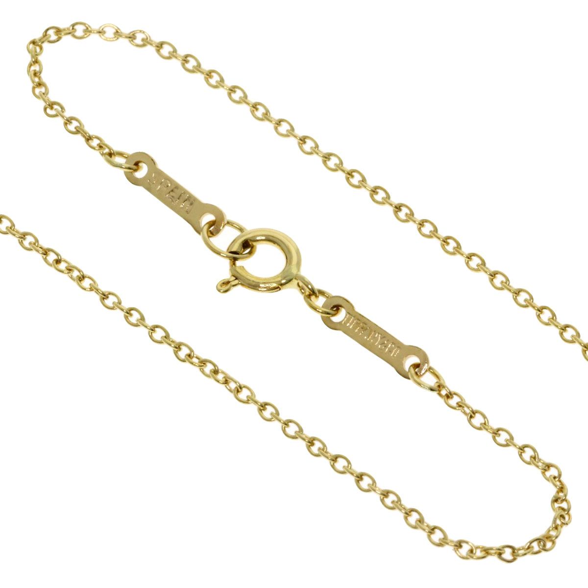 Tiffany & Co Open Heart Necklace 18k Yellow Gold — view 3