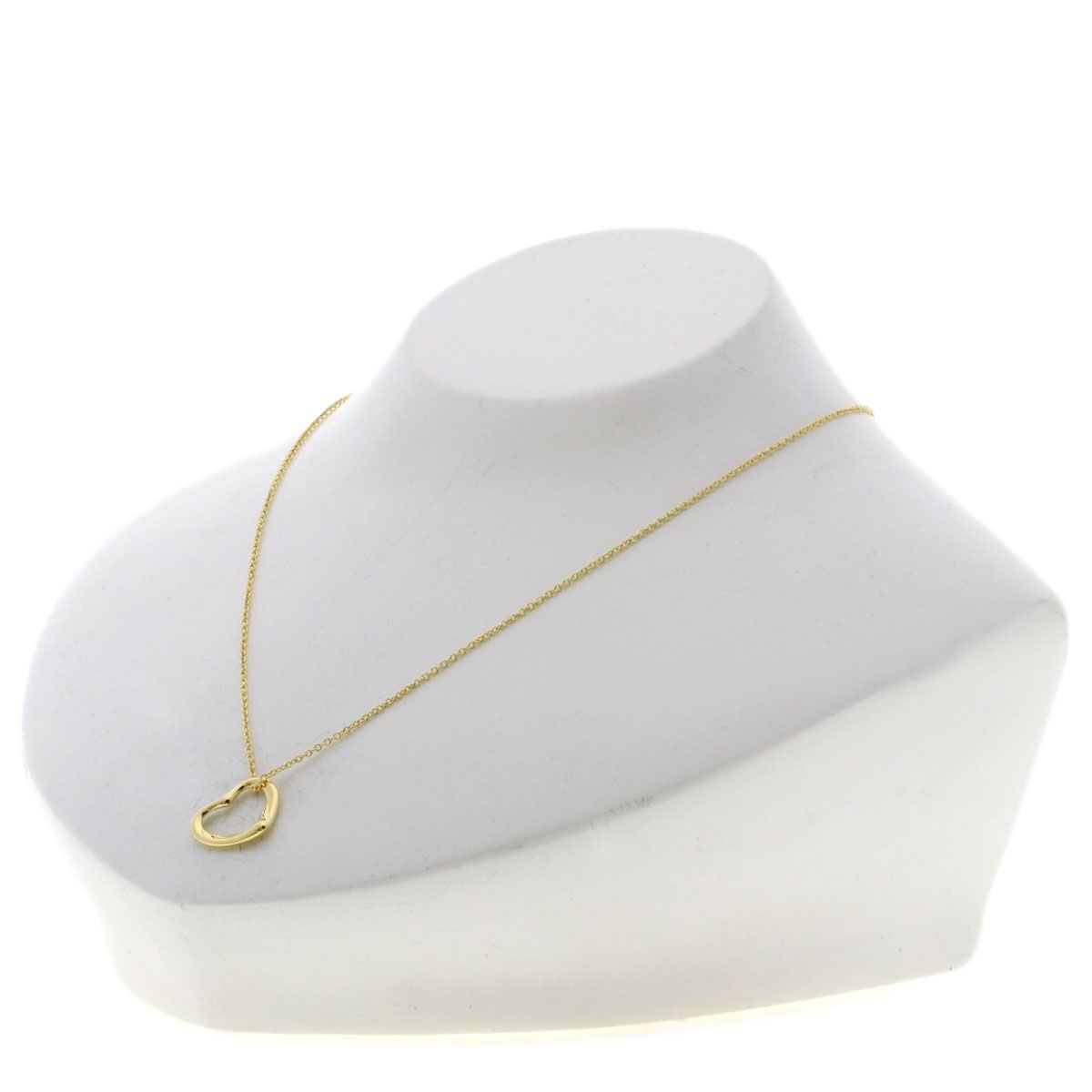 Tiffany & Co Open Heart Necklace 18k Yellow Gold — view 4