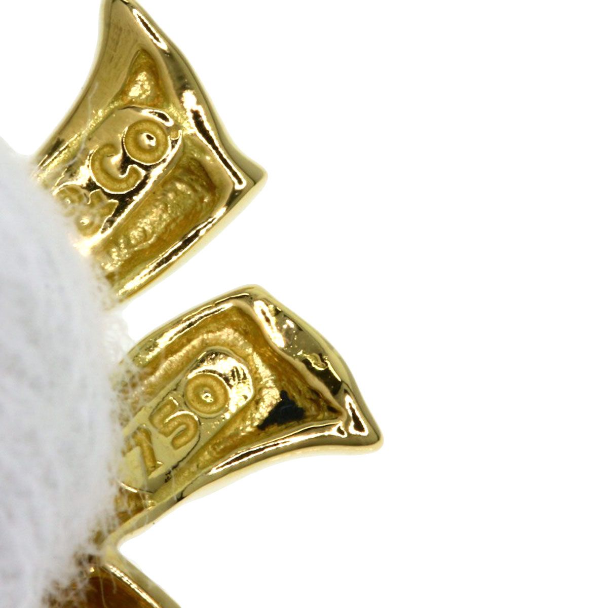 Tiffany & Co Ribbon Diamond Necklace 18k Yellow Gold — view 4