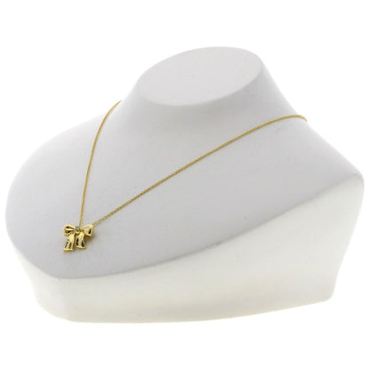 Tiffany & Co Ribbon Diamond Necklace 18k Yellow Gold — view 5