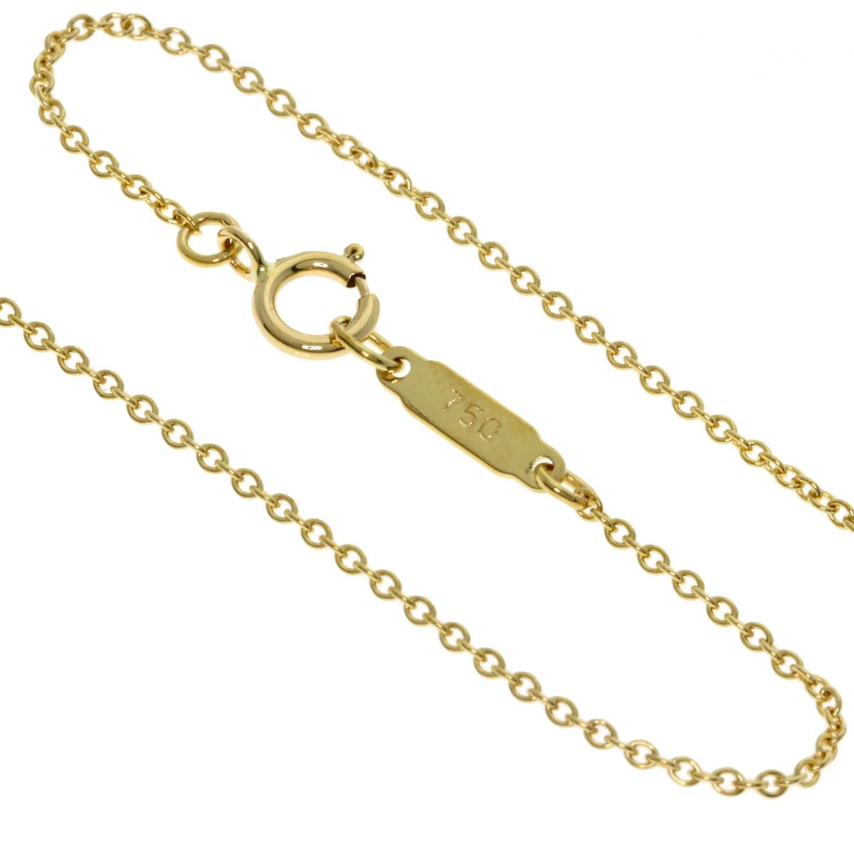 Tiffany & Co Cross Stitch Necklace 18k Yellow Gold — view 3