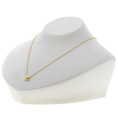Tiffany & Co Cross Stitch Necklace 18k Yellow Gold — view 4