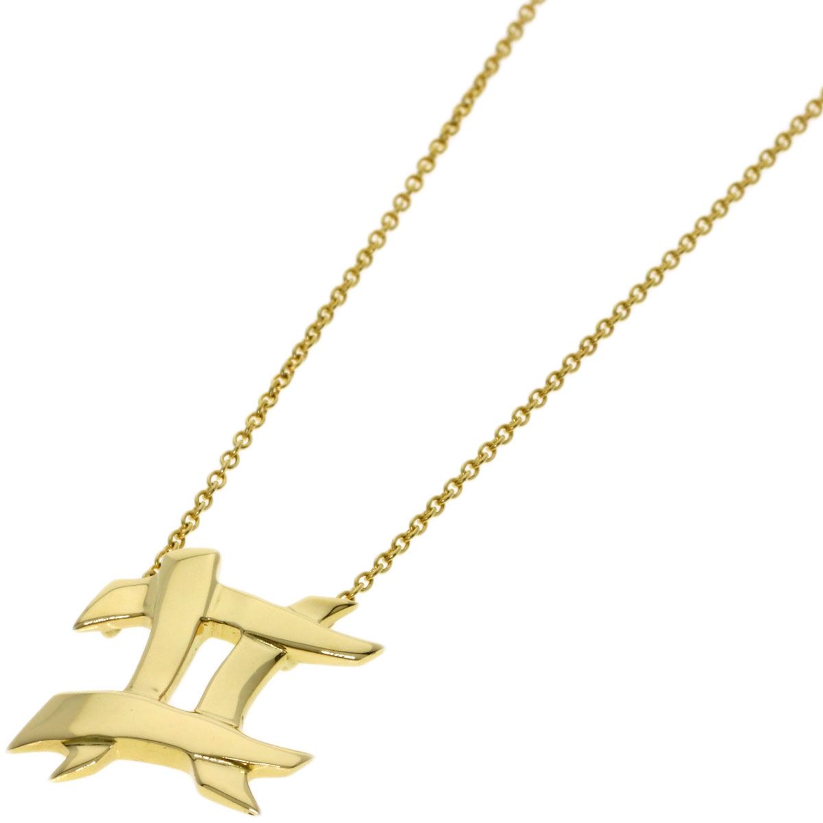 Tiffany & Co Constellation Motif Gemini Necklace 18k Yellow Gold