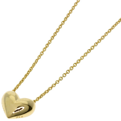Tiffany & Co Pinched Heart Necklace 18k Yellow Gold