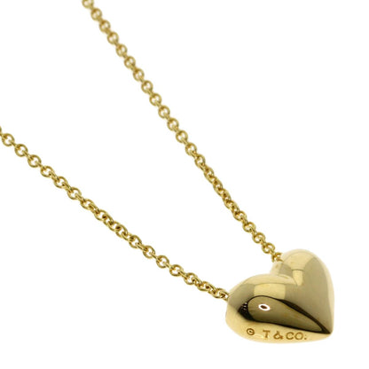 Tiffany & Co Pinched Heart Necklace 18k Yellow Gold — view 4