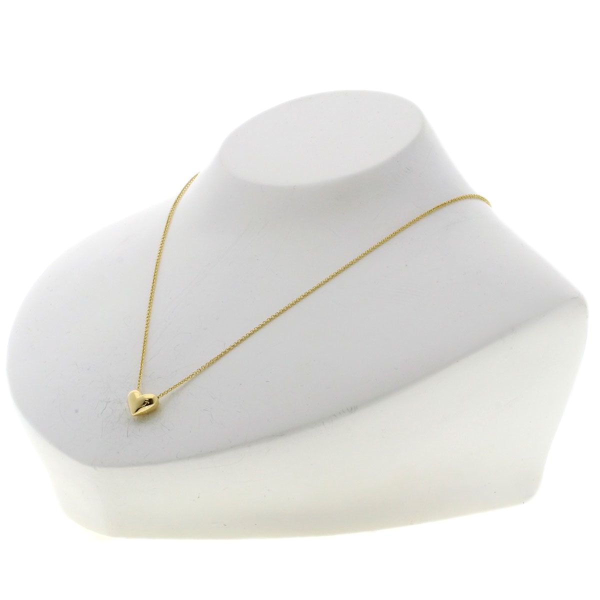 Tiffany & Co Pinched Heart Necklace 18k Yellow Gold — view 5