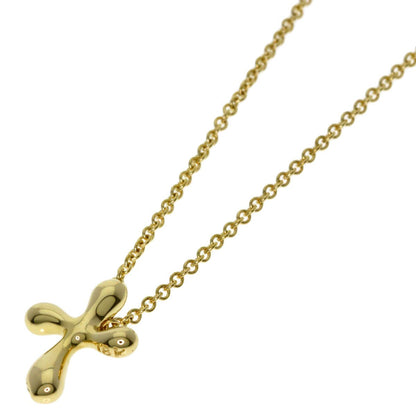 Tiffany & Co Small Cross Necklace 18k Yellow Gold