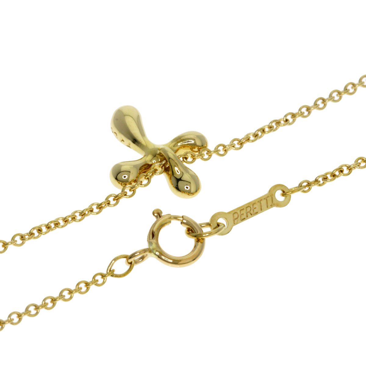 Tiffany & Co Small Cross Necklace 18k Yellow Gold — view 2