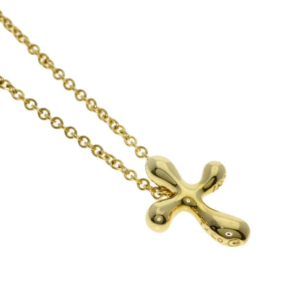 Tiffany & Co Small Cross Necklace 18k Yellow Gold — view 4