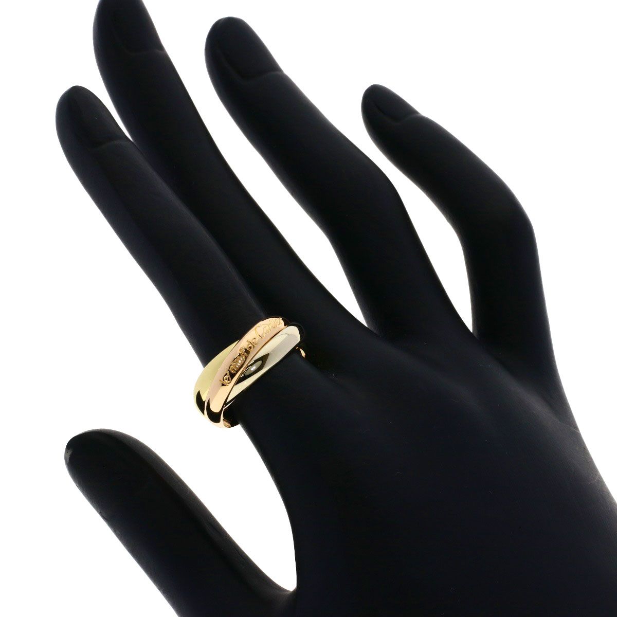 Cartier Trinity 51 Ring 18k Pink Gold 18k Yellow White — view 4