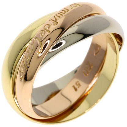 Cartier Trinity 51 Ring 18k Pink Gold 18k Yellow White — view 2
