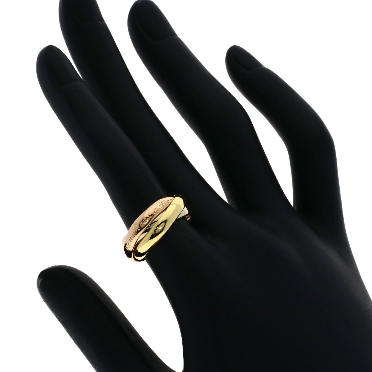 Cartier Trinity 50 Ring 18k Pink Gold 18k Yellow White — view 4