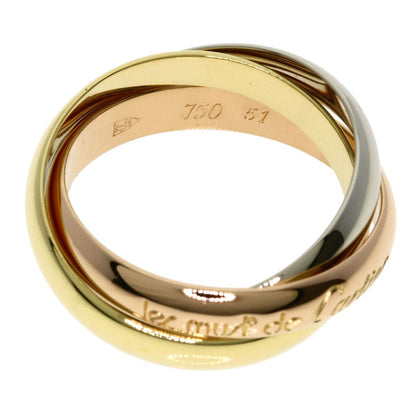 Cartier Trinity 51 Ring 18k Pink Gold 18k Yellow White — view 3