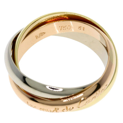 Cartier Trinity 51 Ring 18k Pink Gold 18k Yellow White — view 3